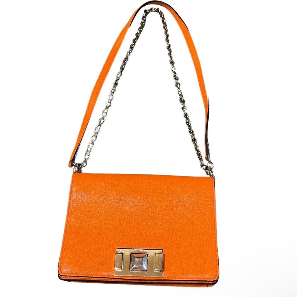 FURLA MIMI' Crossbody Mini Mandarino F, EUC